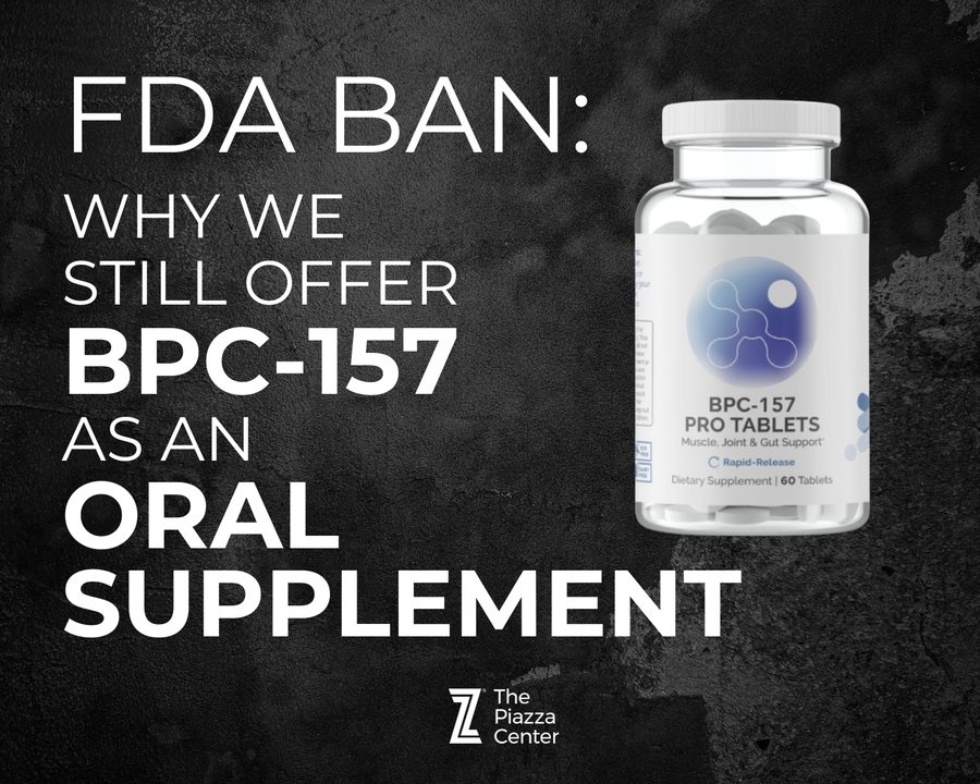 BPC-157 oral form not FDA banned